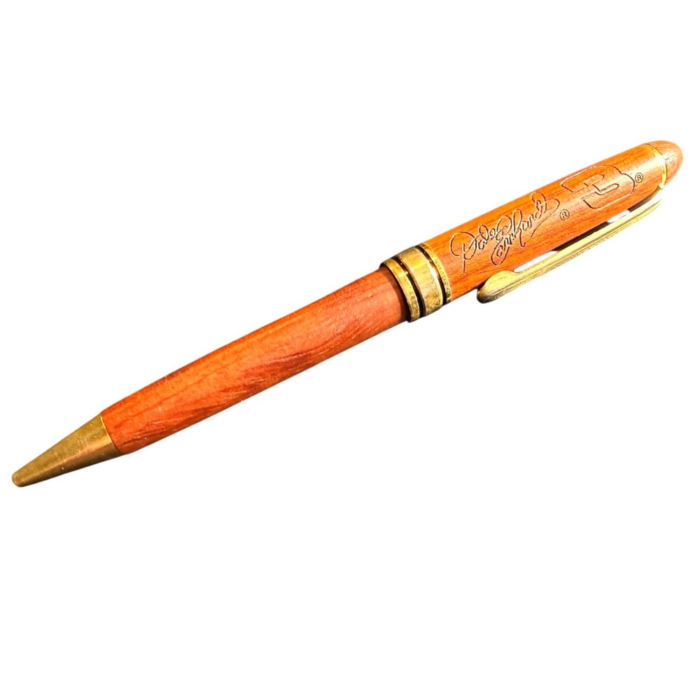 Vintage Dale Earnhardt #3 NASCAR Wooden Ballpoint Pen Signature Logo Racing 90s